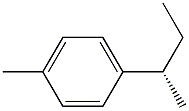 (2S)-2-(4-Methylphenyl)butane Struktur