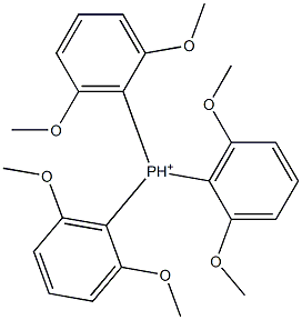 Tris(2,6-dimethoxyphenyl)phosphonium Struktur