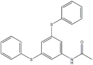 3',5'-Bis(phenylthio)acetanilide Struktur