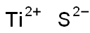 Titanium(II) sulfide Struktur