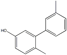 3-(3-Methylphenyl)-4-methylphenol Struktur