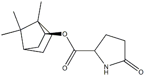 (S)-5-Oxo-2-pyrrolidinecarboxylic acid 1,7,7-trimethylbicyclo[2.2.1]heptan-2-yl ester Struktur