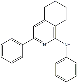 5,6,7,8-Tetrahydro-N,3-diphenylisoquinolin-1-amine Struktur