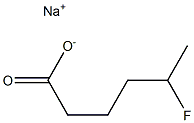 5-Fluorocaproic acid sodium salt Struktur