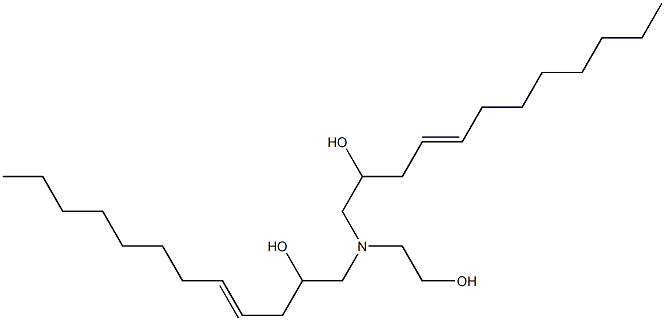 1,1'-[(2-Hydroxyethyl)imino]bis(4-dodecen-2-ol) Struktur