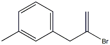 1-(2-Bromoallyl)-3-methylbenzene Struktur