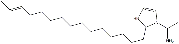 1-(1-Aminoethyl)-2-(13-pentadecenyl)-4-imidazoline Struktur