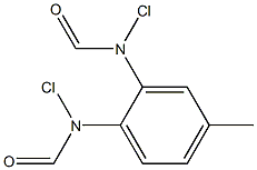 1,2-Bis(chloroformylamino)-4-methylbenzene Struktur