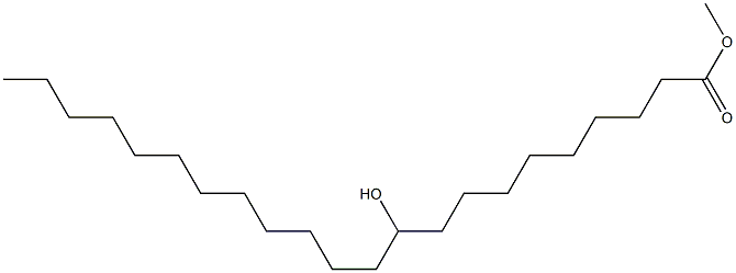 10-Hydroxydocosanoic acid methyl ester Struktur