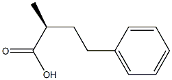 [S,(+)]-2-Methyl-4-phenylbutyric acid Struktur