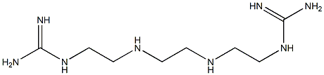 2,5,8,11-Tetraazadodecanediamidine Struktur