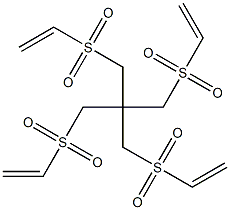 Tetrakis(vinylsulfonylmethyl)methane Struktur