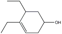 4,5-Diethyl-3-cyclohexen-1-ol Struktur