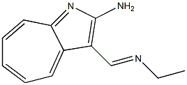 2-Amino-3-(ethyliminomethyl)cyclohepta[b]pyrrole Struktur