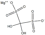 Dihydroxymethanedisulfonic acid magnesium salt Struktur