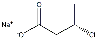 [S,(+)]-3-Chlorobutyric acid sodium salt Struktur