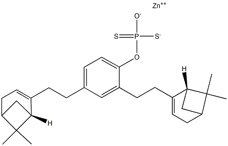 (2,4-Dinonylphenyloxy)dithiophosphonic acid S,S-zinc salt Struktur