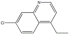 4-Ethyl-7-chloroquinoline Struktur