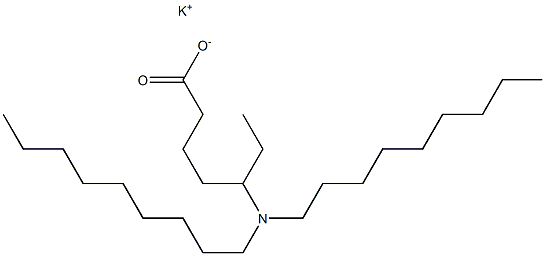 5-(Dinonylamino)heptanoic acid potassium salt Struktur