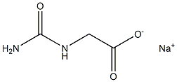 Ureidoacetic acid sodium salt Struktur