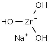 Sodium trihydroxozincate Struktur