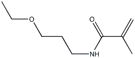 N-(3-Ethoxypropyl)methacrylamide Struktur