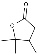 4,5,5-Trimethyltetrahydrofuran-2-one Struktur