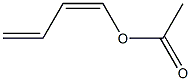 Acetic acid (1Z)-1,3-butadienyl ester Struktur