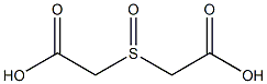 Sulfinylbisacetic acid Struktur