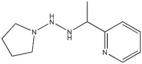 1-[1-(2-Pyridinyl)ethyl]-2-(1-pyrrolidinyl)hydrazine Struktur