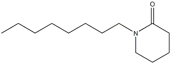 1-Octylpiperidin-2-one Struktur