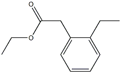 2-Ethylbenzeneacetic acid ethyl ester Struktur