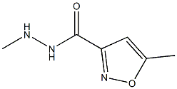 N',5-Dimethyl-3-isoxazolecarbohydrazide Struktur