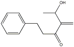 5-Hydroxy-4-methylene-1-phenyl-3-hexanone Struktur