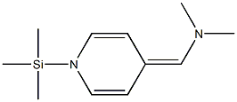 1-(Trimethylsilyl)-4-(dimethylaminomethylene)-1,4-dihydropyridine Struktur