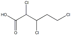 2,3,5-Trichlorovaleric acid Struktur