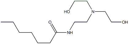 N-[2-[Bis(2-hydroxyethyl)amino]ethyl]heptanamide Struktur