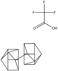 Trifluoroacetic acid 9,9'-bi[pentacyclo[4.3.0.02,5.03,8.04,7]nonan]-9-yl ester Struktur