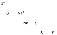 Disodium pentasulfide Struktur