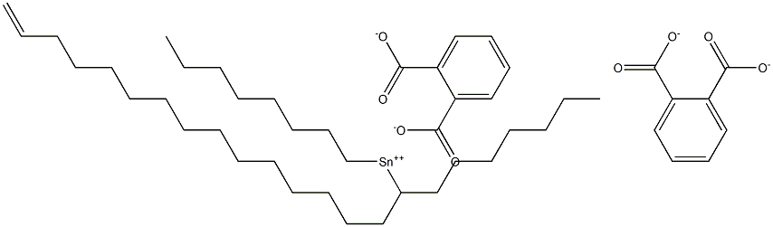 Bis[phthalic acid 1-(14-pentadecenyl)]dioctyltin(IV) salt Struktur