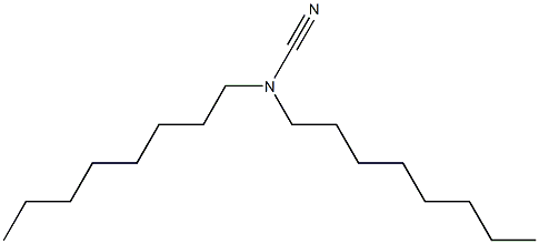 Dioctylcyanamide Struktur