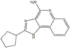 4-Amino-2-cyclopentyl-1H-imidazo[4,5-c]quinoline Struktur