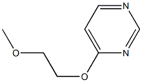 4-(2-Methoxyethoxy)pyrimidine Struktur