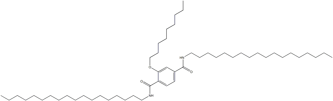 2-(Nonyloxy)-N,N'-dioctadecylterephthalamide Struktur