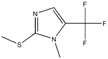 1-Methyl-2-(methylthio)-5-(trifluoromethyl)-1H-imidazole Struktur