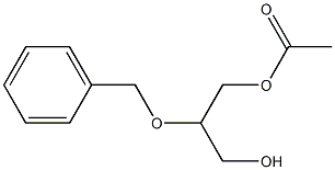 1-O-Acetyl-2-O-benzyl-L-glycerol Struktur