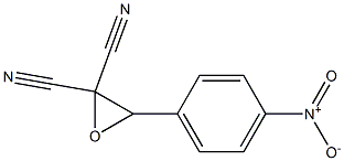 3-(4-Nitrophenyl)oxirane-2,2-dicarbonitrile Struktur