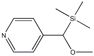 4-[(Trimethylsilyl)(methoxy)methyl]pyridine Struktur