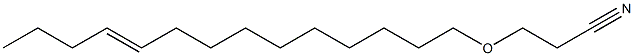 3-(10-Tetradecenyloxy)propionitrile Struktur