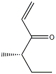 [S,(+)]-4-Methyl-1-hexen-3-one Struktur